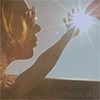 Анна Седокова в лучах солнца