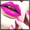 Пурпурный цвет губ
